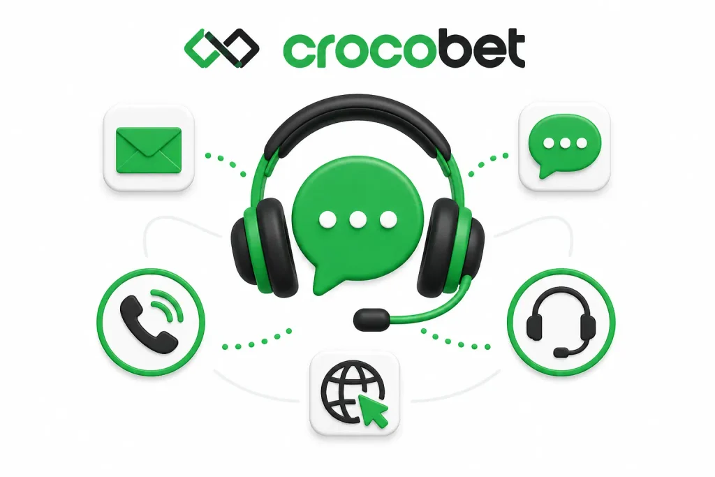 Imagen del servicio de atención al cliente de Crocobet ES